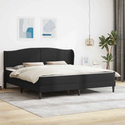 Struttura del letto con testiera Nero 200 x 200 cm Similpelle 3415164