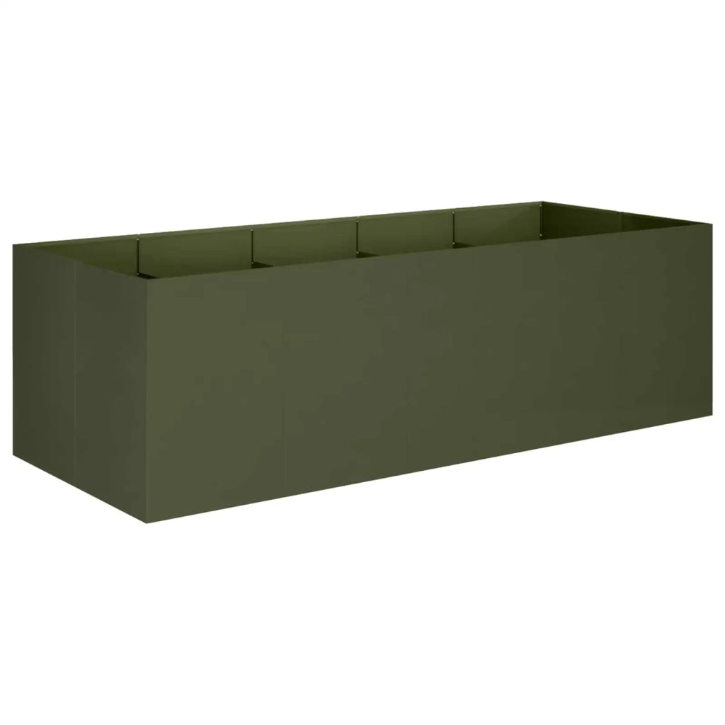 Vaso da giardino Verde Oliva 200 x 80 x 60 cm 8005935