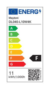 Faretto da incasso Downlight in Alluminio Kappell Bianco