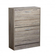 Scarpiera Sally Naturale: Legno, cm 60x24x80