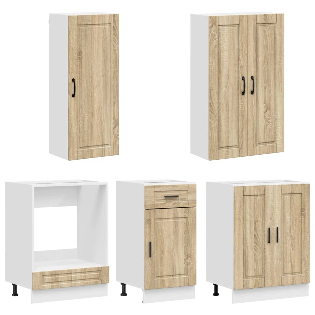 Unità Cucina PORTO 5 pcs Rovere Sonoma Legno ingegnerizzato 3438287