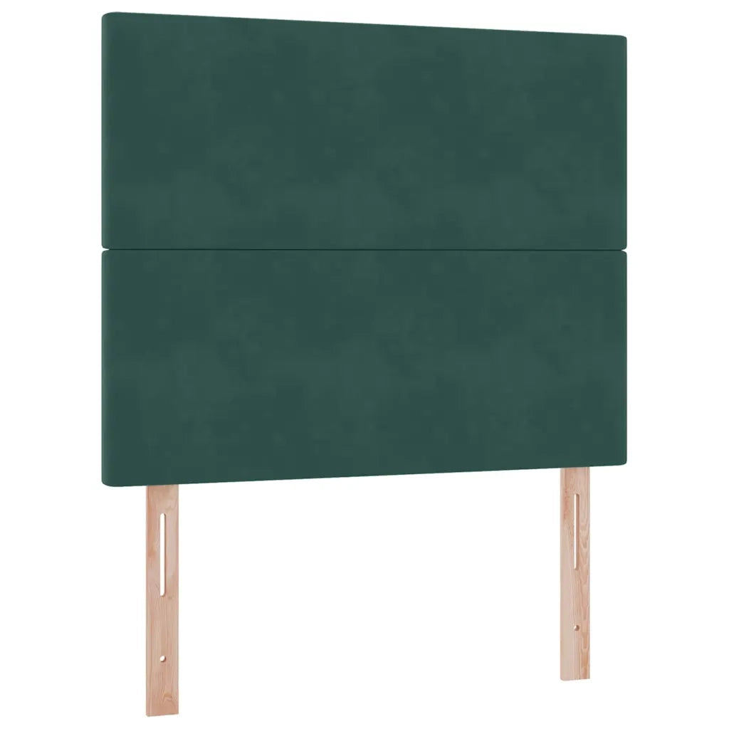 Letto con contenitore e materasso Verde Scuro 120 x 200 cm 3371964