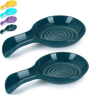 Oggetti da Cucina in Plastica - 2 Set - Resistenti al Lavastoviglie - Supporto per Cucchiai e Spiedini da Cottura