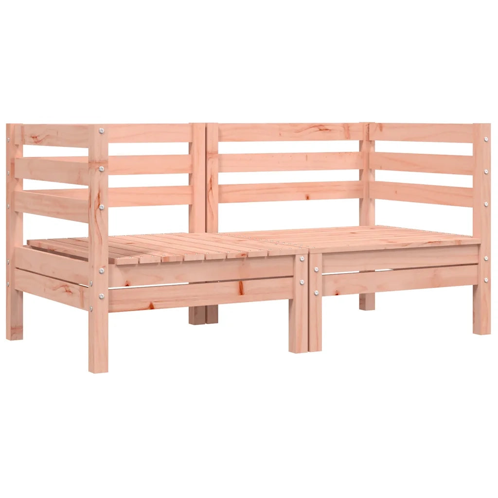 Divani Angolari da Giardino Cuscini 2pz Legno Massello Douglas 838155