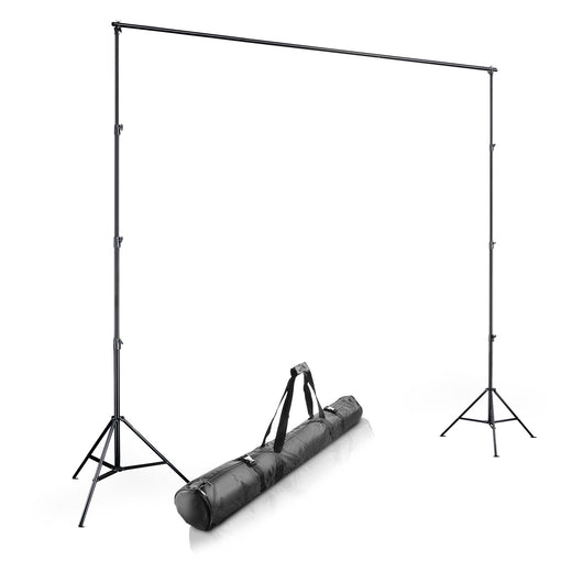 Sistema di sfondi XXL largo 190-465 cm, supporto per fondale fino a 400 cm di altezza, stativi per lampade con attacco spigot da 5/8", set di sfondi per fotografia, video e green screen