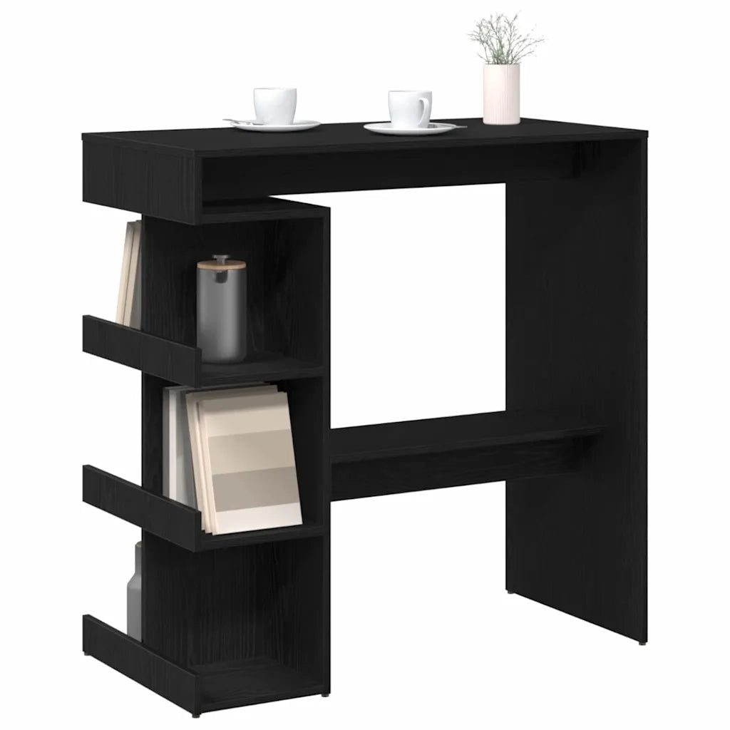 Tavolo da bar Rovere Nero 100 x 48 x 101,5 cm Legno multistrato 862705