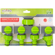RUBINETTO A 4 VIE