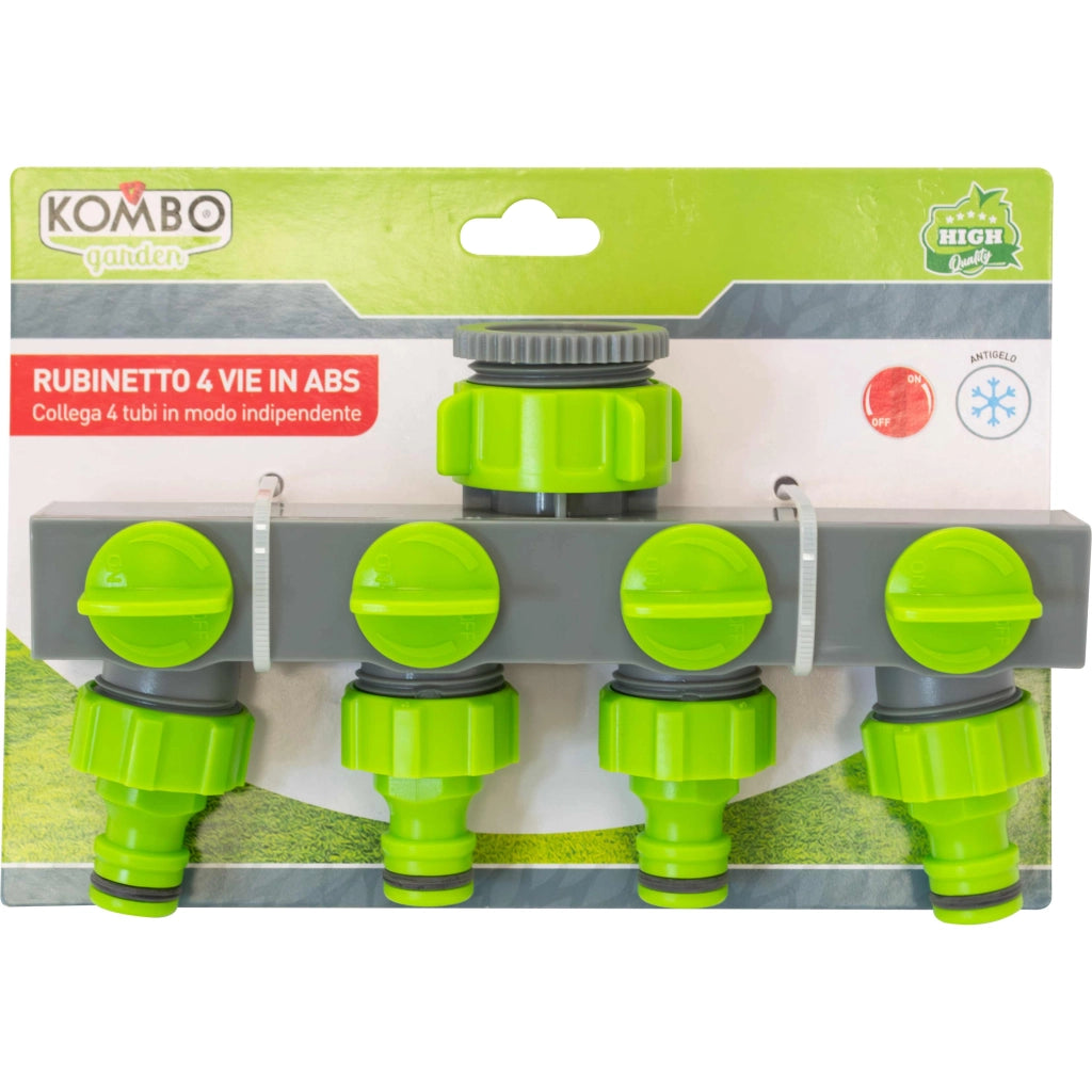 RUBINETTO A 4 VIE