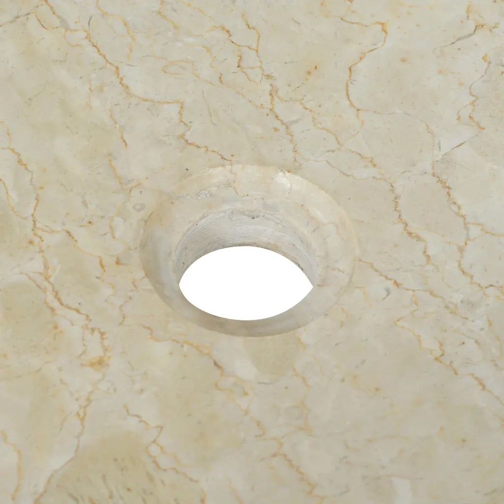 Lavandino 50x35x12 cm in Marmo Crema CFW9945605