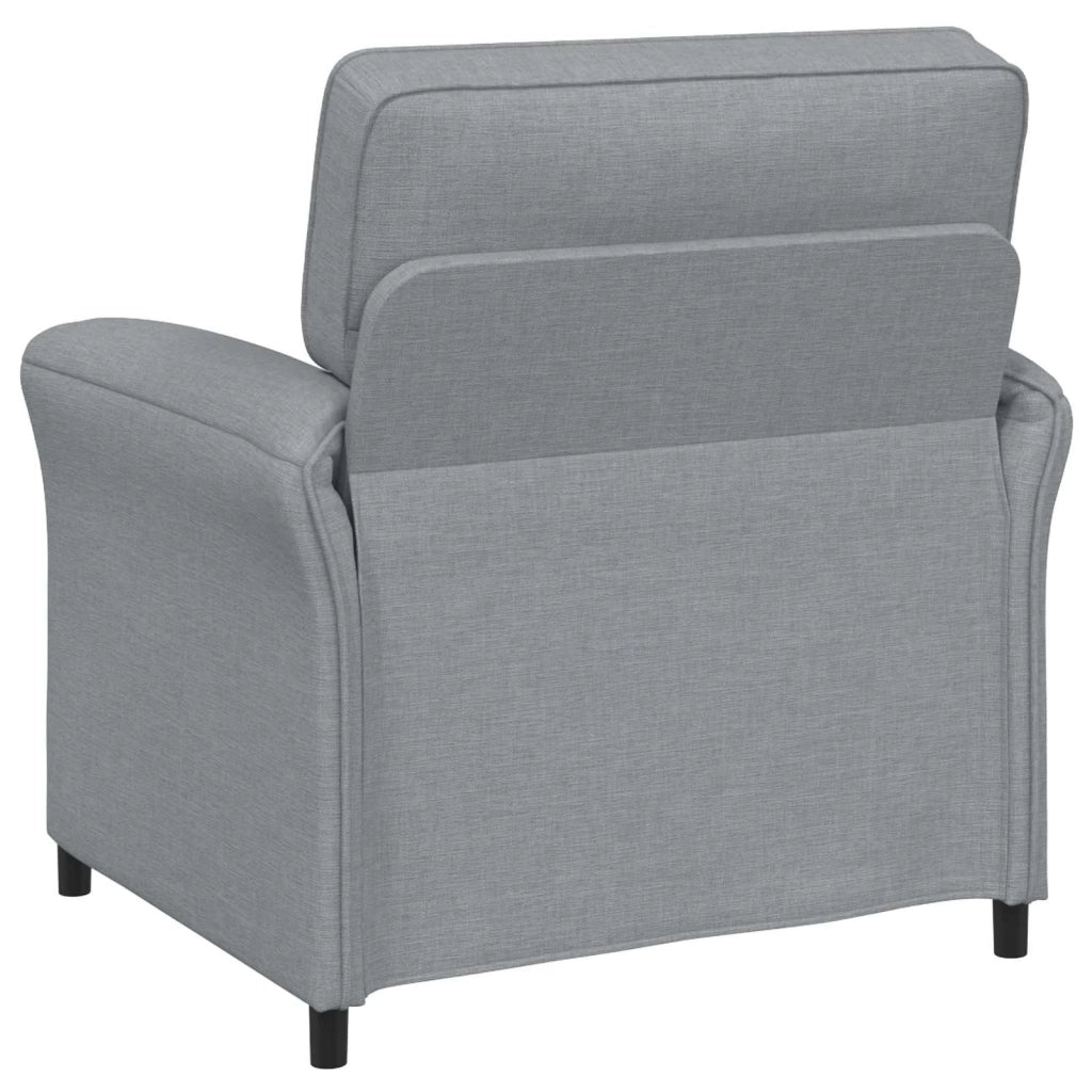 Set di divani 2 pz Grigio Chiaro Tessuto 3424843