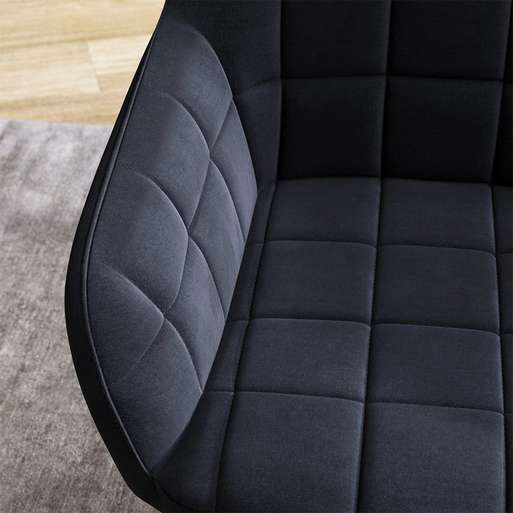 Vicco sedie Nero 53.5 x 55.5 cm Set di 2