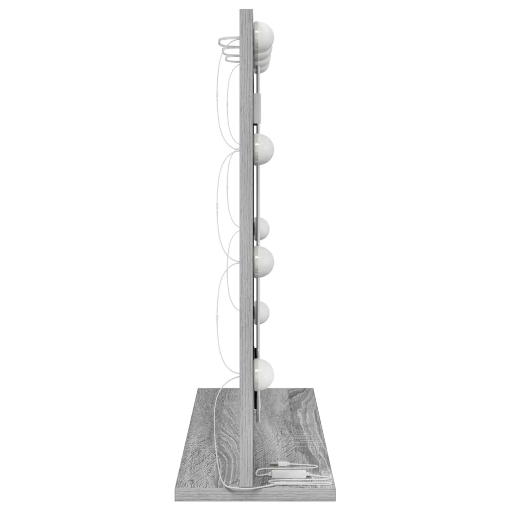 Specchio da Vanità Grigio Sonoma 60 x 55 x 18 cm Rettangolare 868290