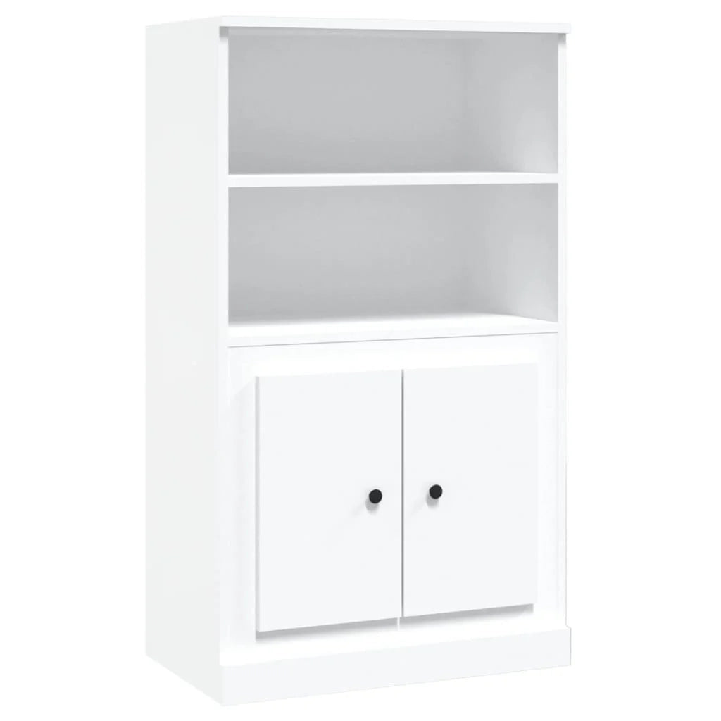 Buffet credenza cassettiera mobiletto mobile contenitore organizer per cucina soggiorno salotto alto 60 x 35,5 x 103,5 cm legno ingegnerizzato bianco 02_0032467