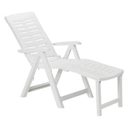 Poltrona bianca in polipropilene 60x108 H.109