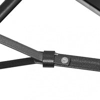 Tavolo Catering Pieghevole 180x75x74 h cm in Acciaio Bianco