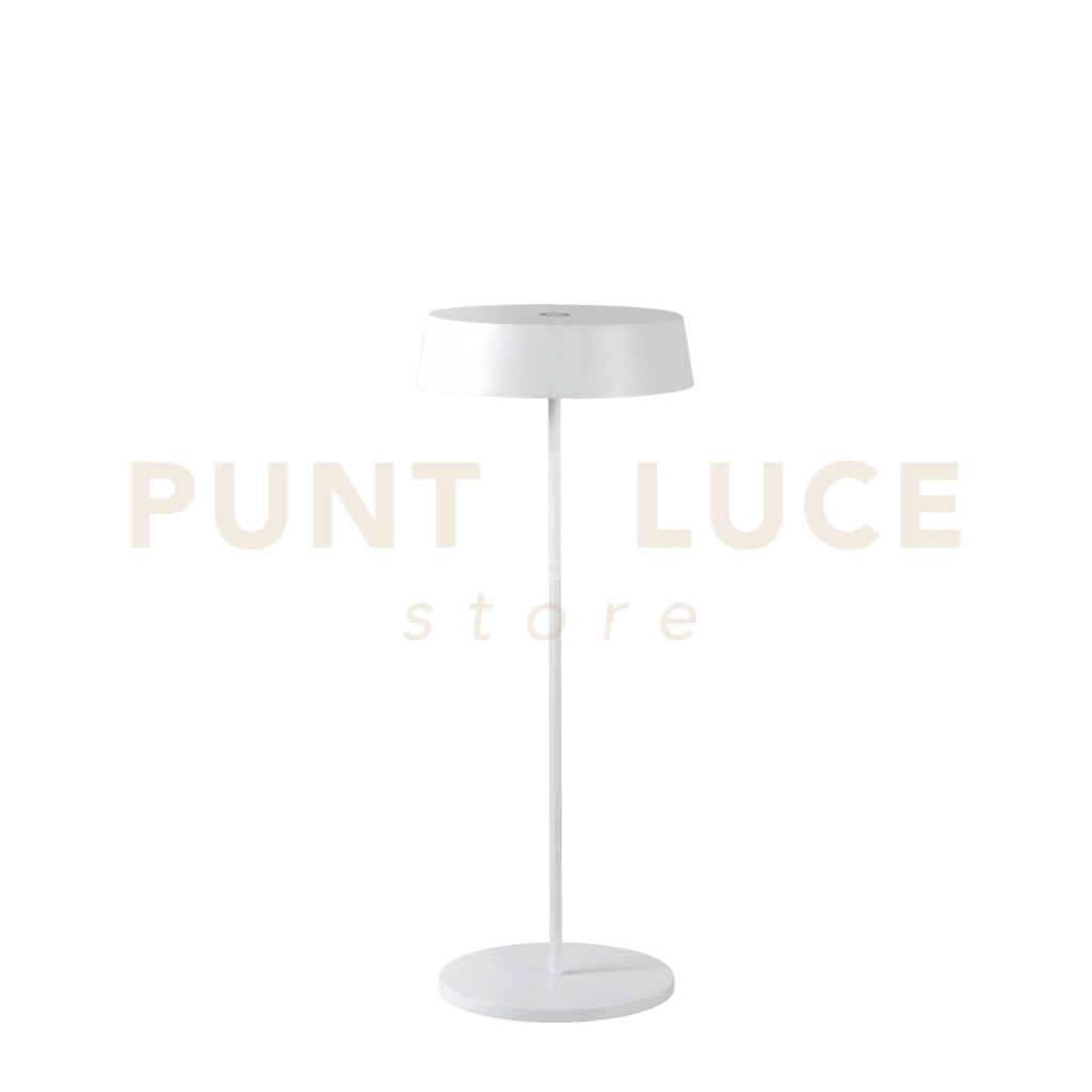 LAMPADA DA TAVOLO RICARICABILE LED COCKTAIL BIANCA 2,2W 192LM 3000K DIMMERABILE IP54 29,5X12X12CM
