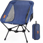 Camping-stoilete op-pieghevole, trasportabile, leggero, con struttura stabile a tre lati e borsa a due tasche per escursioni outdoor e camminate