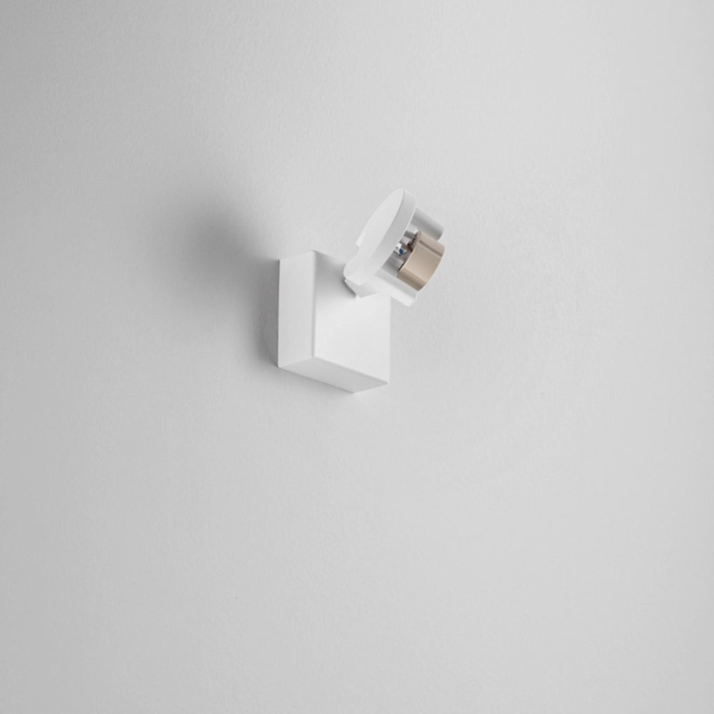 Applique Contemporanea Pin Metallo Bianco 1 Luce Gu10 Ip20