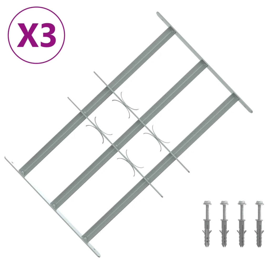 Griglia di Sicurezza per Finestra con 3 Traversine 3 pz CFW6066484