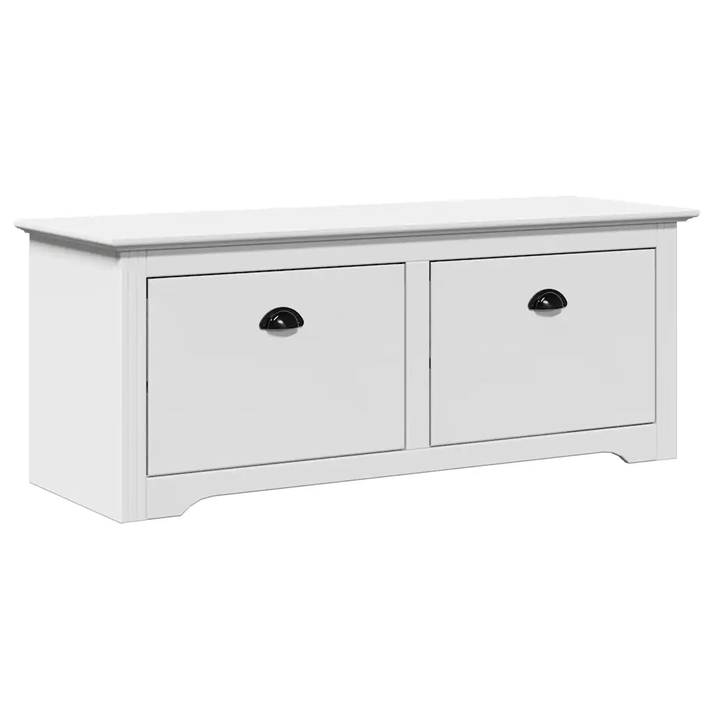 Panca da Ingresso BODO Bianca 114x40x45 cm 4016869
