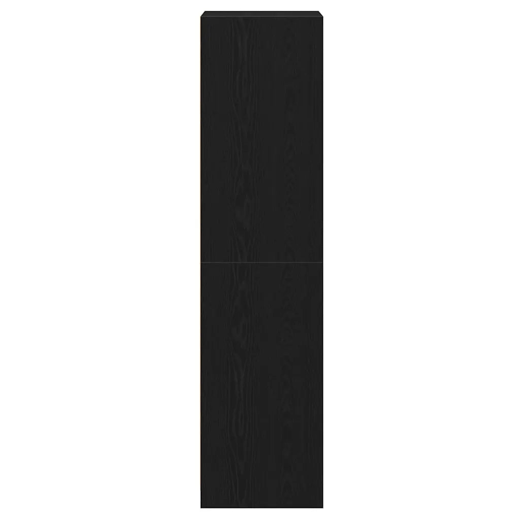 Guardaroba Rovere Nero 50 x 50 x 200 cm Legno multistrato
