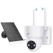 Trade Shop - Telecamera Wireless Ricaricabile A Pannello Solare 300w Hd Pixel Full Hd 1080 Ahd5007 -