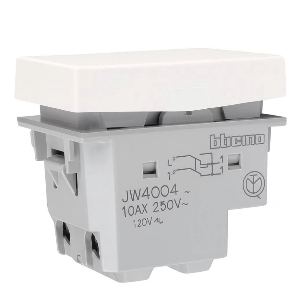 Bticino jw4004 invertitore basculante illuminabile bianco