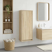 Mobile lavabo da parete Rovere Sonoma 35 x 20 x 81 cm
