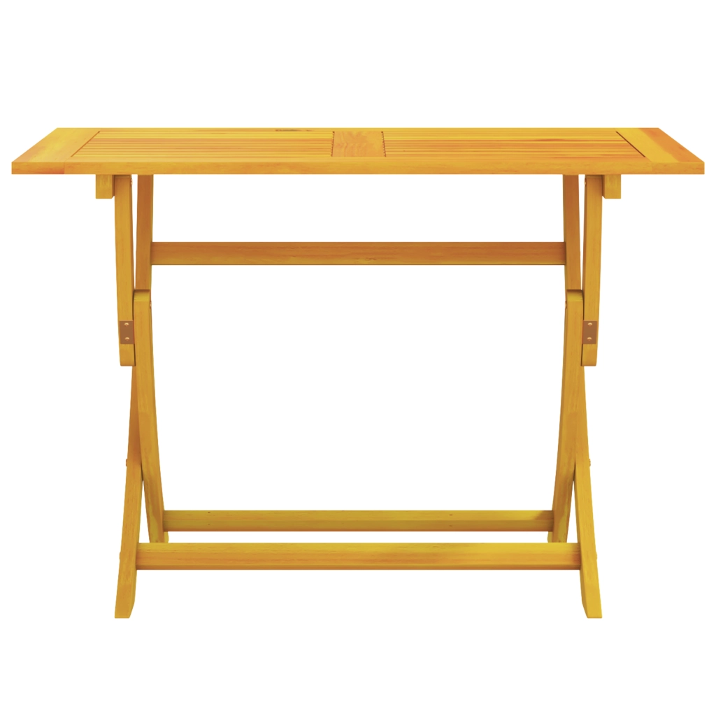 Set da Pranzo da Giardino in 5 Pezzi Legno Massello di Acacia
