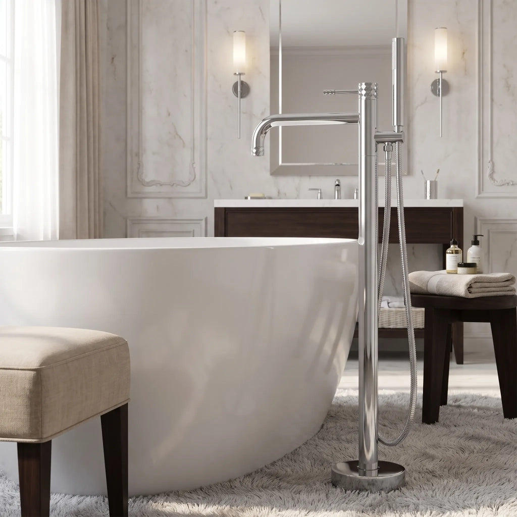 Rubinetto Indipendente Rea Lungo Diamond Chrome