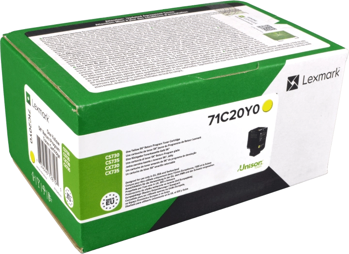 ORIGINAL Lexmark toner giallo 71C20Y0 CS/CX730 ~5000 Seiten