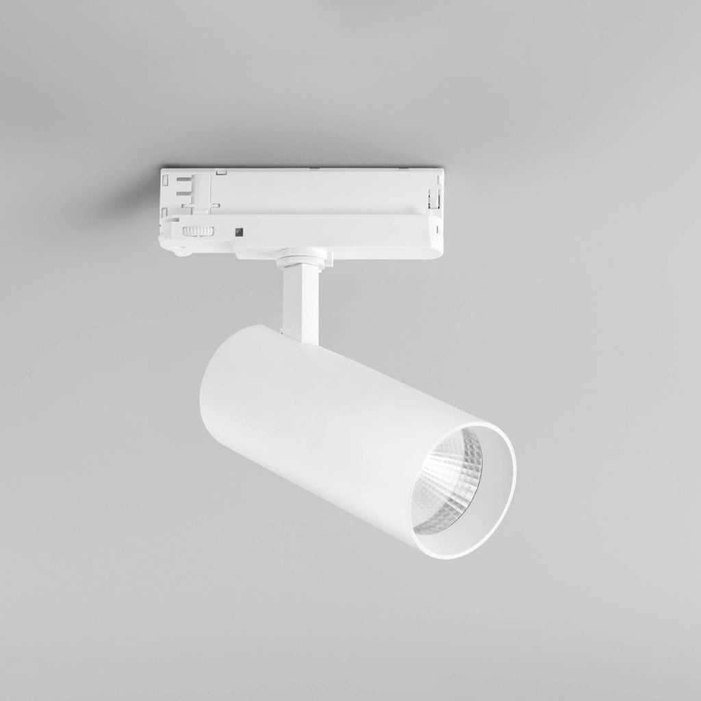 FARO BINARIO PLANE BIANCO LED 30W 3700LM 4000K 7X15CM