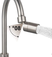 Flessibile doppio funzionale per cucina e bagno - 22 mm filo interno - finitura nichelata