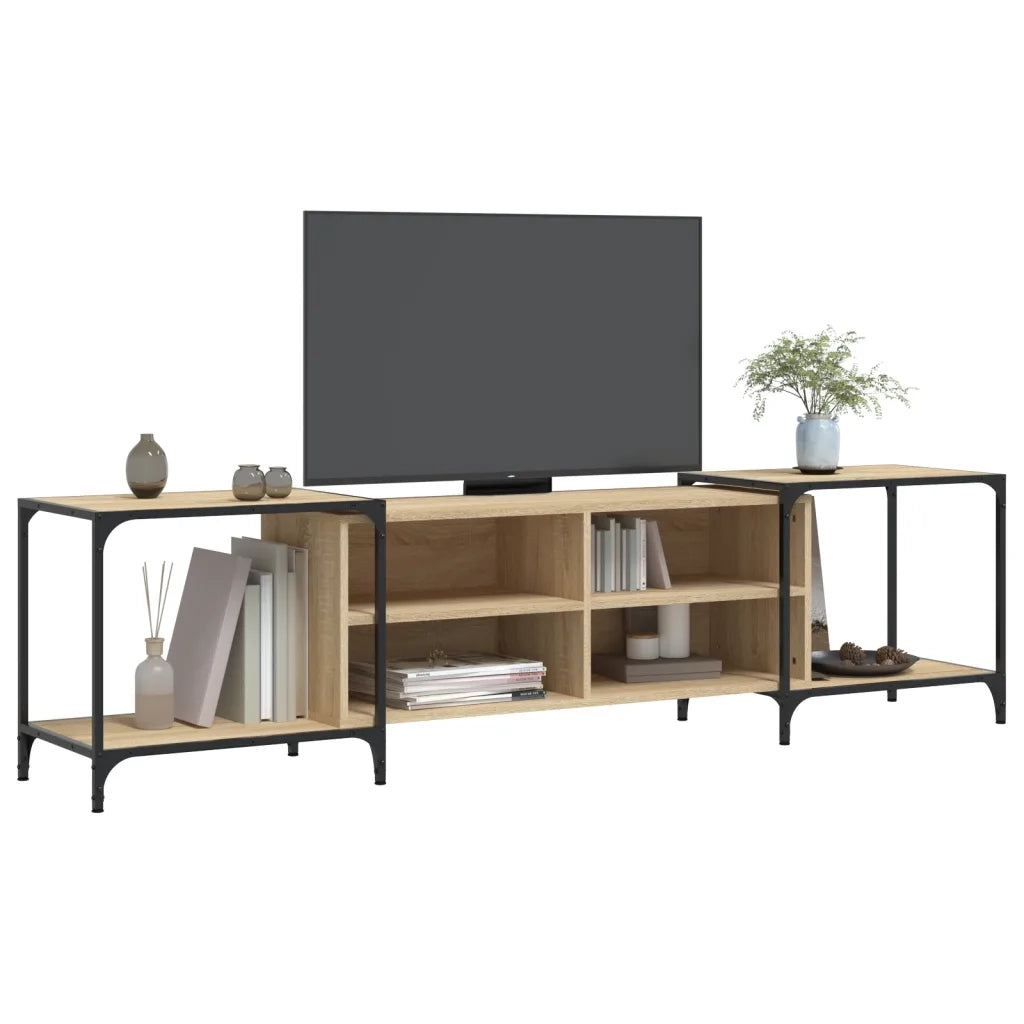 Mobile TV | Armadietto TV | Mobile Porta TV Rovere Sonoma 203x37x50 cm in Legno Multistrato