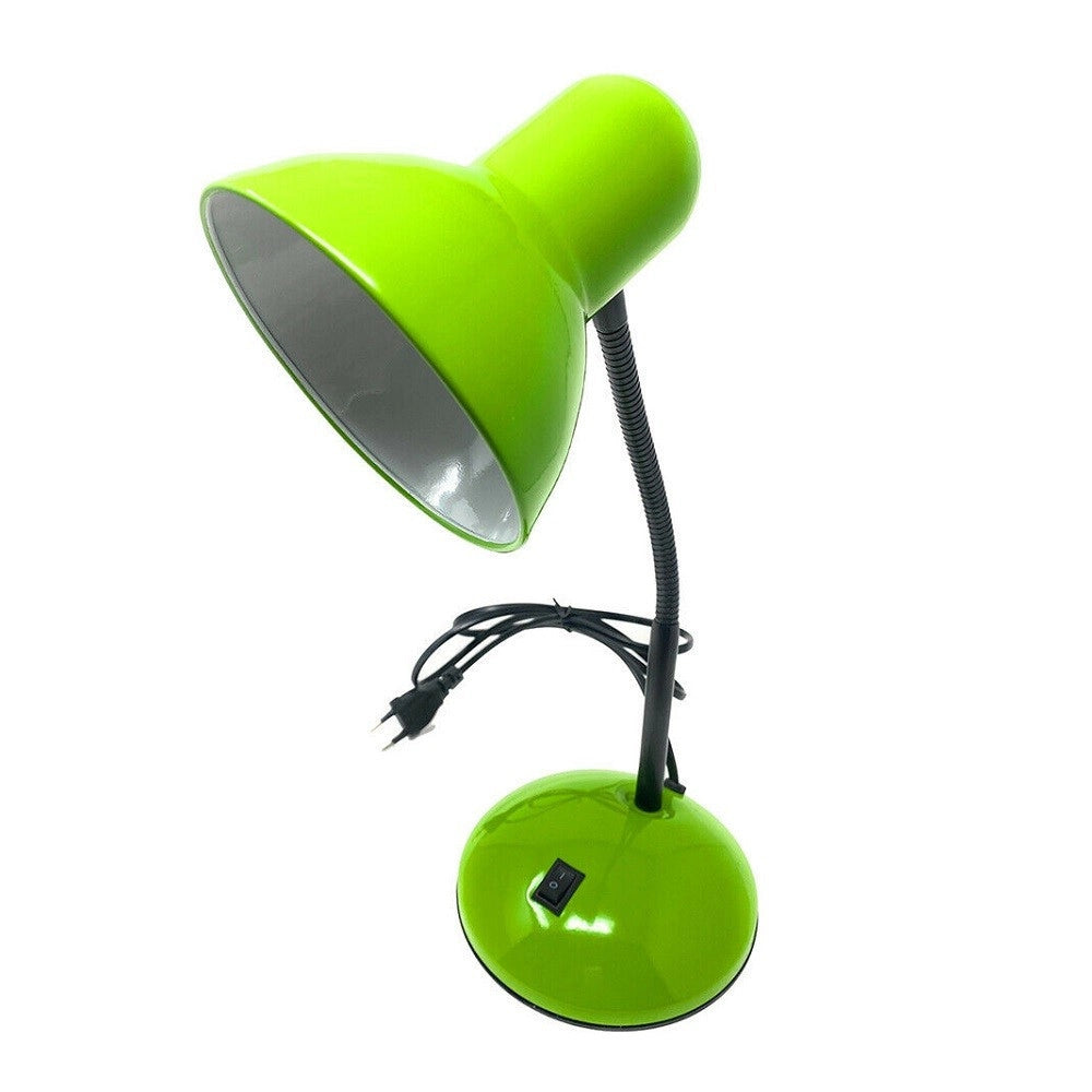Trade Shop - Lampada Da Scrivania Con Braccio Flessibile Luce Lume Tavolo Per Cameretta Color -