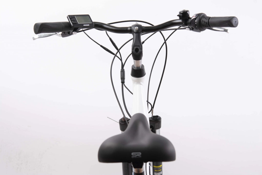Bici elettrica SCH E-Moving 28'' city Bianca