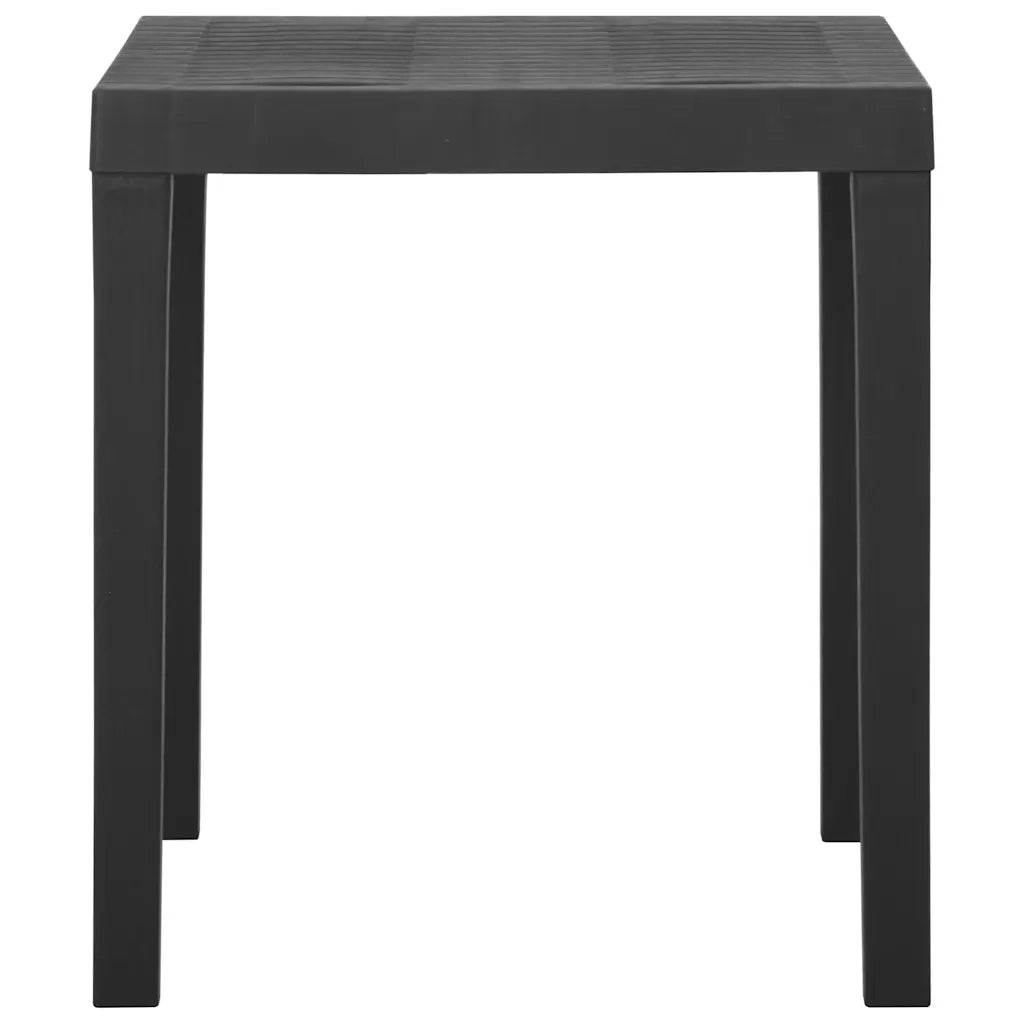 Tavolo da Giardino Grigio 79x65x72 cm in Plastica cod mxl 34187