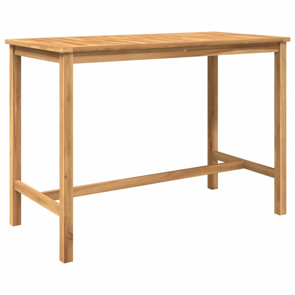 Set Bar da Esterno 7 pcs Naturale Legno di teak solido