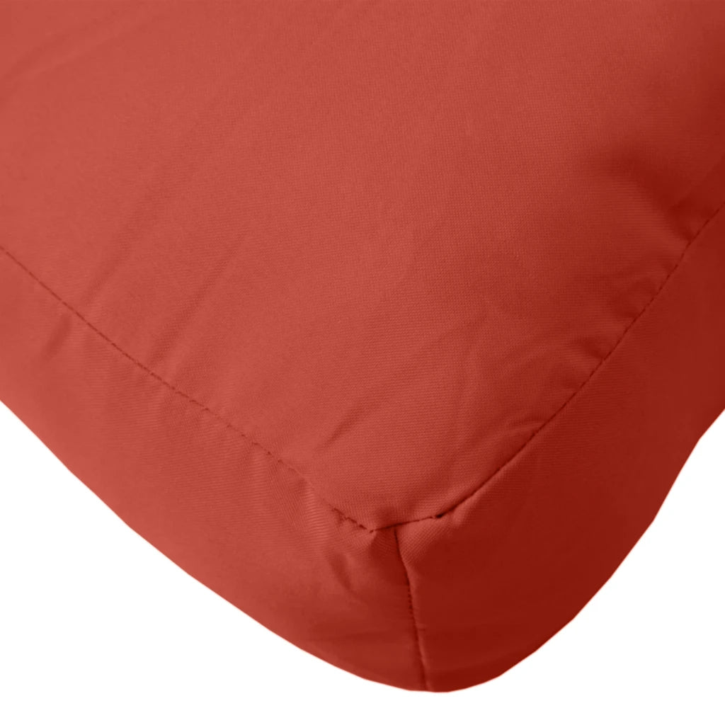 Cuscino per pallet | Cuscini per sedie Rosso M¨¦lange 60x60x9,5 cm in Tessuto
