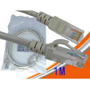 Trade Shop - Cavo Di Rete Ethernet Utp Cat.5 Rete Lan Rj45 Prolunga 1 Metro Router Modem It-1m -