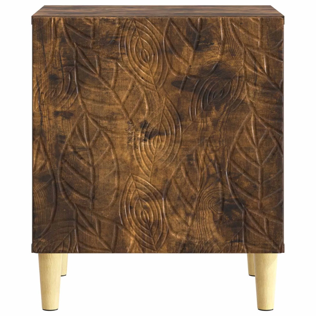 Comodino 2 pcs Rovere Fumo 43 x 34,5 x 50 cm 895036