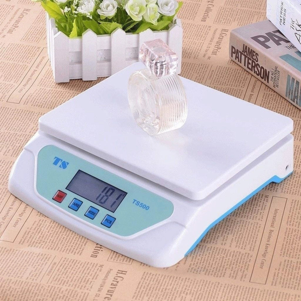Trade Shop - Bilancia Elettronica Digitale Professionale Min 1 Gr Max 25kg Cucina Laboratorio -
