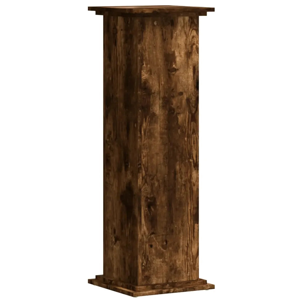 Supporto per piante | Sostegno per piante Rovere Fumo 33x33x100 cm in Truciolato