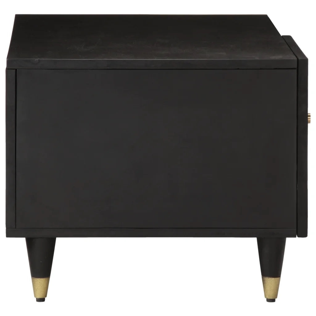 Tavolino da Salotto 80x50x40 cm Legno Massello di Mango 358324