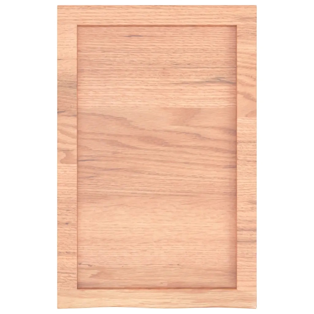 Piano Bagno Marrone 40x60x(2-4) cm Legno Massello Trattato 3156099