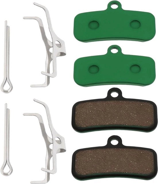 Freni a disco per bicicletta - Freni a disco ceramici - Ricambi - Verde - Compatibile con Shimano - Compatibile con Tektro Dorado 4P HD-E72, verde.