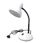 Trade Shop - Lampada Da Scrivania Con Braccio Flessibile Luce Lume Tavolo Per Cameretta Color - Bianco