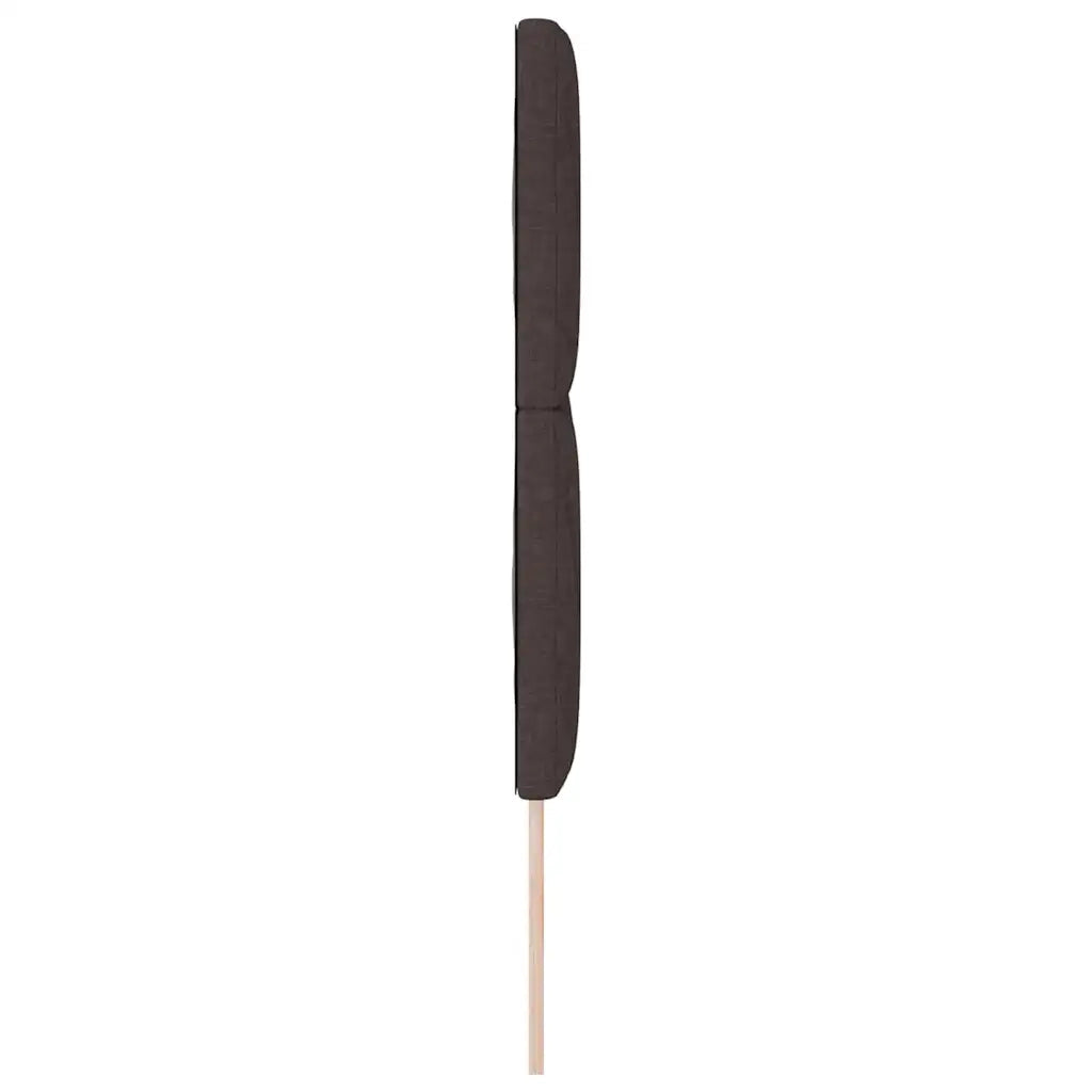 Testiera Marrone Scuro 144 cm Tessuto 3337915
