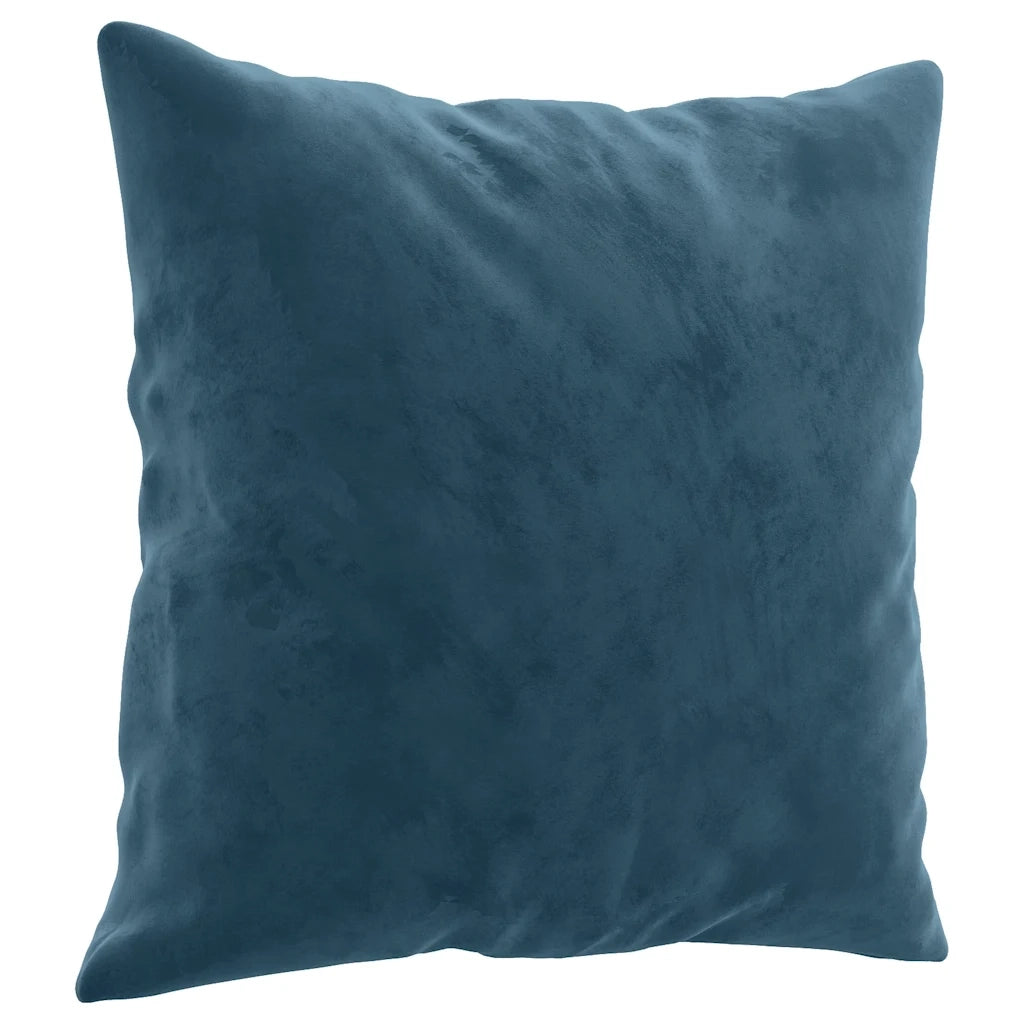 Divano a 2 Posti con Cuscini-Sofa 2 Posti con Cuscini Blu 140 cm in Velluto 813798