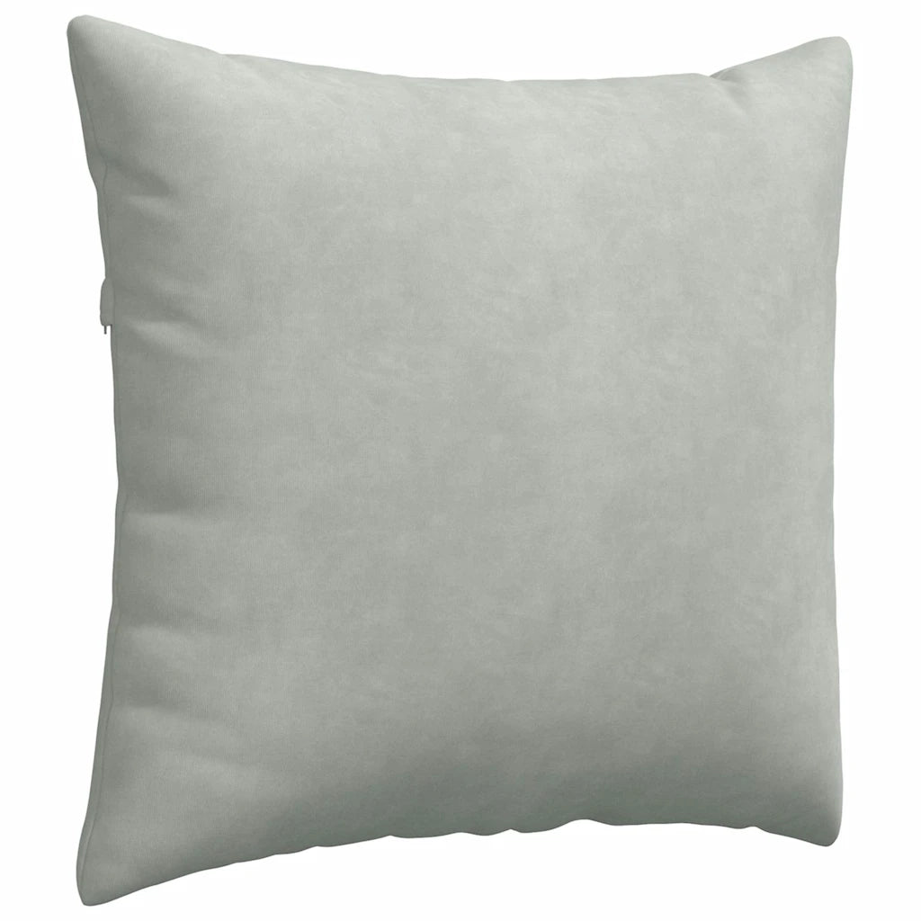 Cuscini da Divano 2 pz | Cuscini per sedie Grigio chiaro 45 x 45 cm